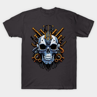 Mecha Skull S03 D02 T-Shirt